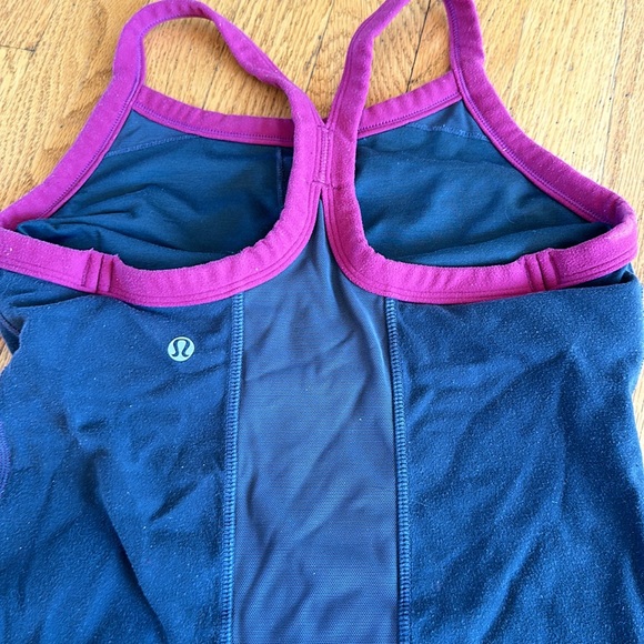 Lululemon Grey and Pink Tank Top - Picture 4 of 5